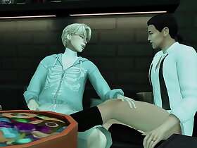 STEPBROTHER SEDUCED HIS STEPNEPHEW FOR HARD ANAL SEX AND FACEFUCK ON HALLOWEEN (SIMS   ANIME HENTAI   SFM)