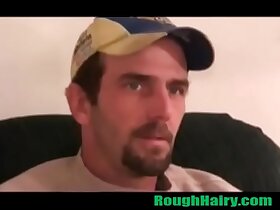 Handome Hairy Redneck Daddy stroking- RoughHairy.com