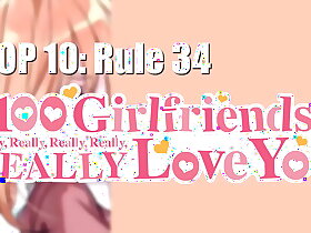 TOP 10: Las novias con más RULE 34 del anime de las 100 NOVIAS