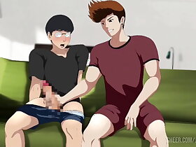 Kaue-Hunter Ep01 part 2 Dubbed PTBR - How to get to fuck a nerd straight virgin guy - Hentai Bara Yaoi