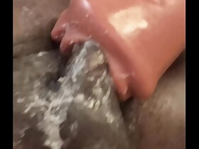 Thick bbc hungry teen fuck toy pussy at the dorm