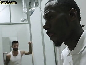 Taboo IR 3some between bareback and rimjob loving studs