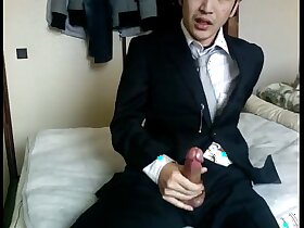 Suit jerk off