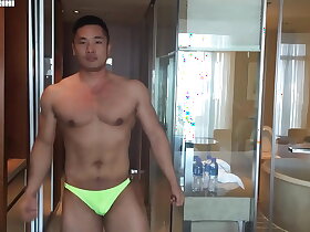 Asian Male Model Masturbating Tony