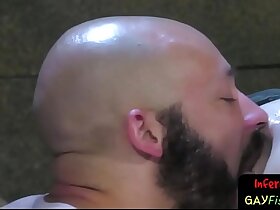 Bdsm loving gay jock fists two assholes