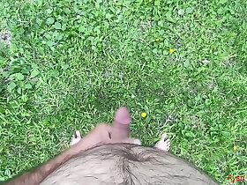 first outdoor Masturbation for 2024!