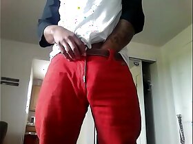 Football Player Shows Off