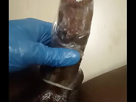 Alone playing with my Big Cock