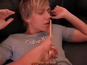 Hard fucking with innocent boy