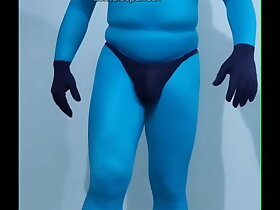 Zentai Spandex nude gym mask